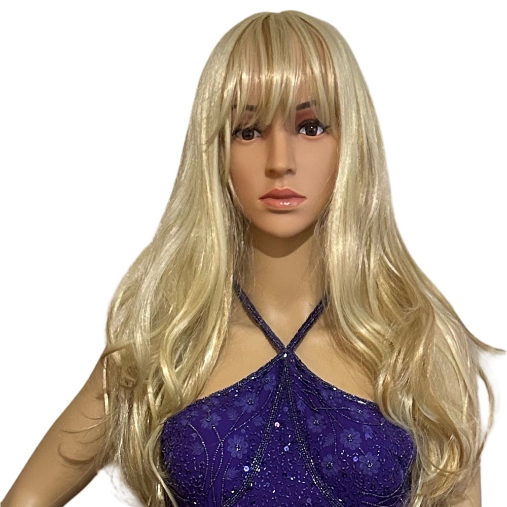 Scala Dazzling Purple Backless Dress